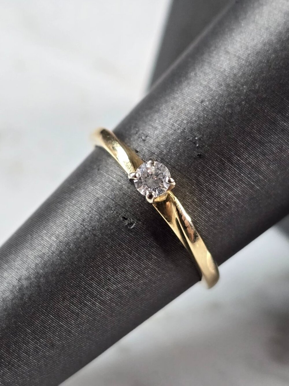 Womens Vintage Estate 14k Gold Diamond Artcarved Engagement Ring 1.9g #E7249